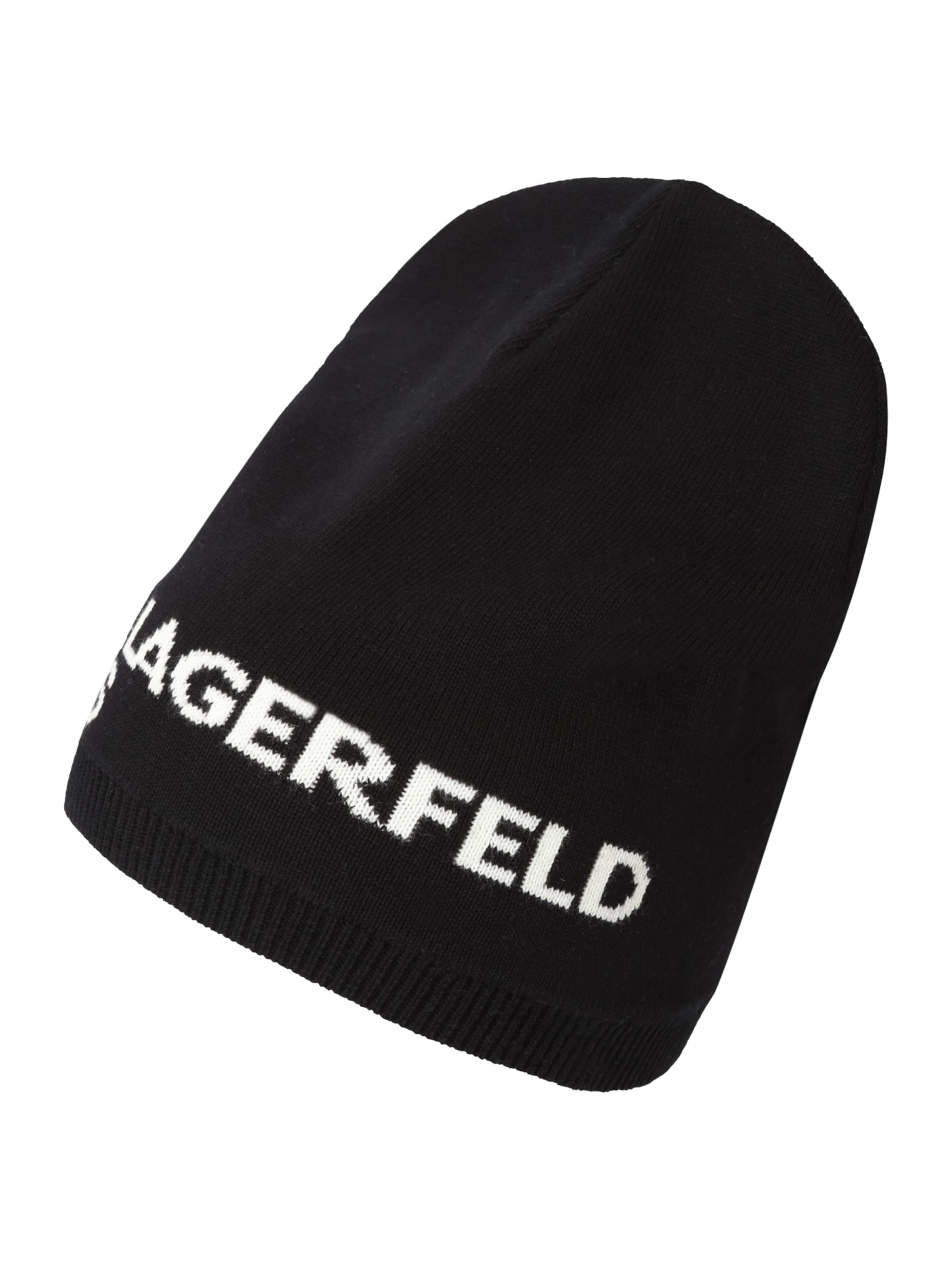 KARL LAGERFELD JEANS Σκούφος σε μαύρο: μπροστά