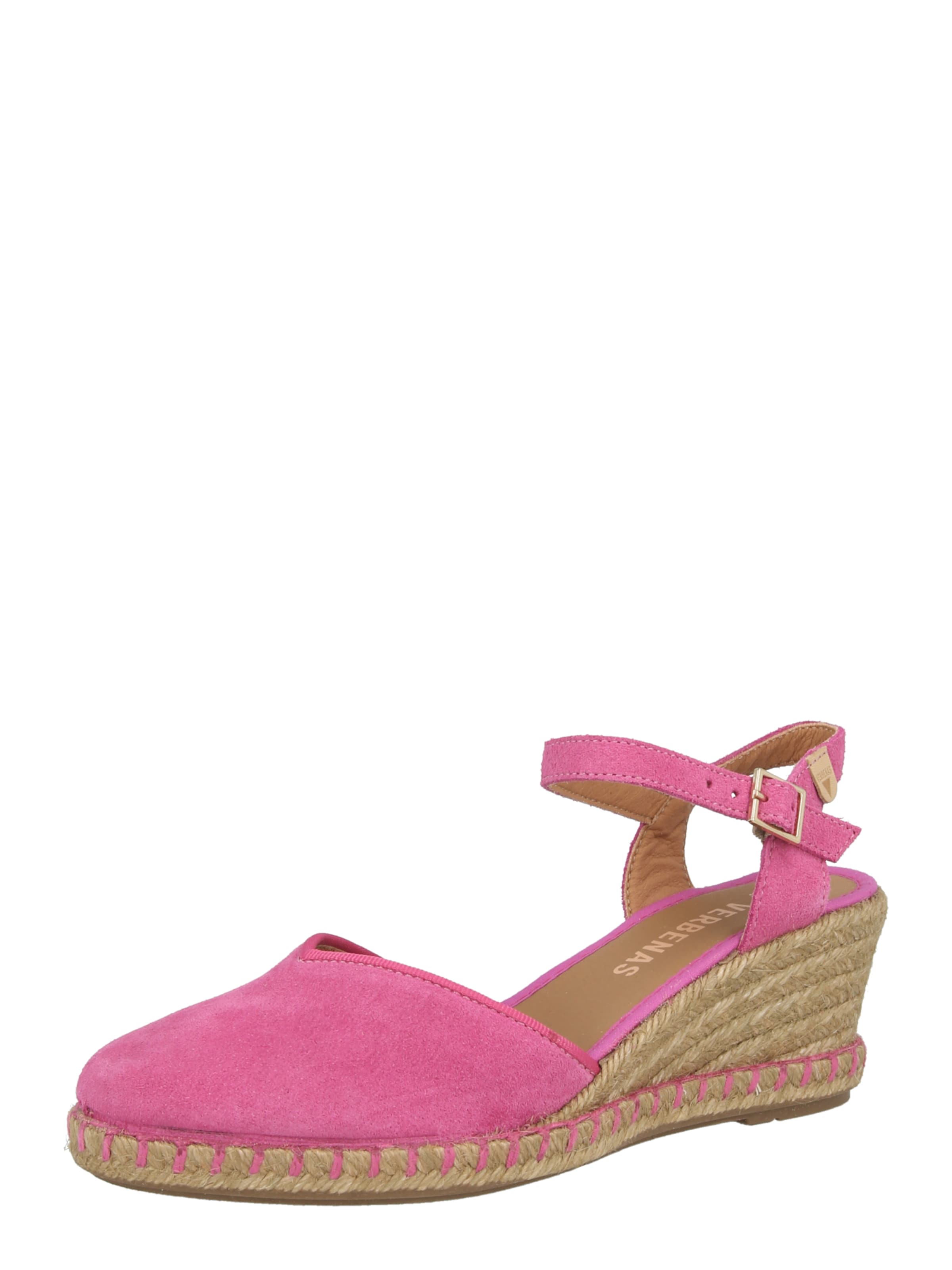 VERBENAS Čevlji s peto in s paščki 'MAGGIE' | roza barva: sprednja stran