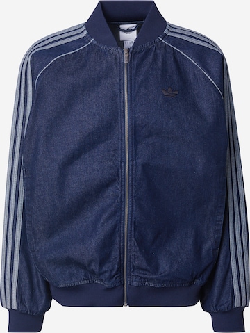 mėlyna ADIDAS ORIGINALS Demisezoninė striukė 'SST': priekis