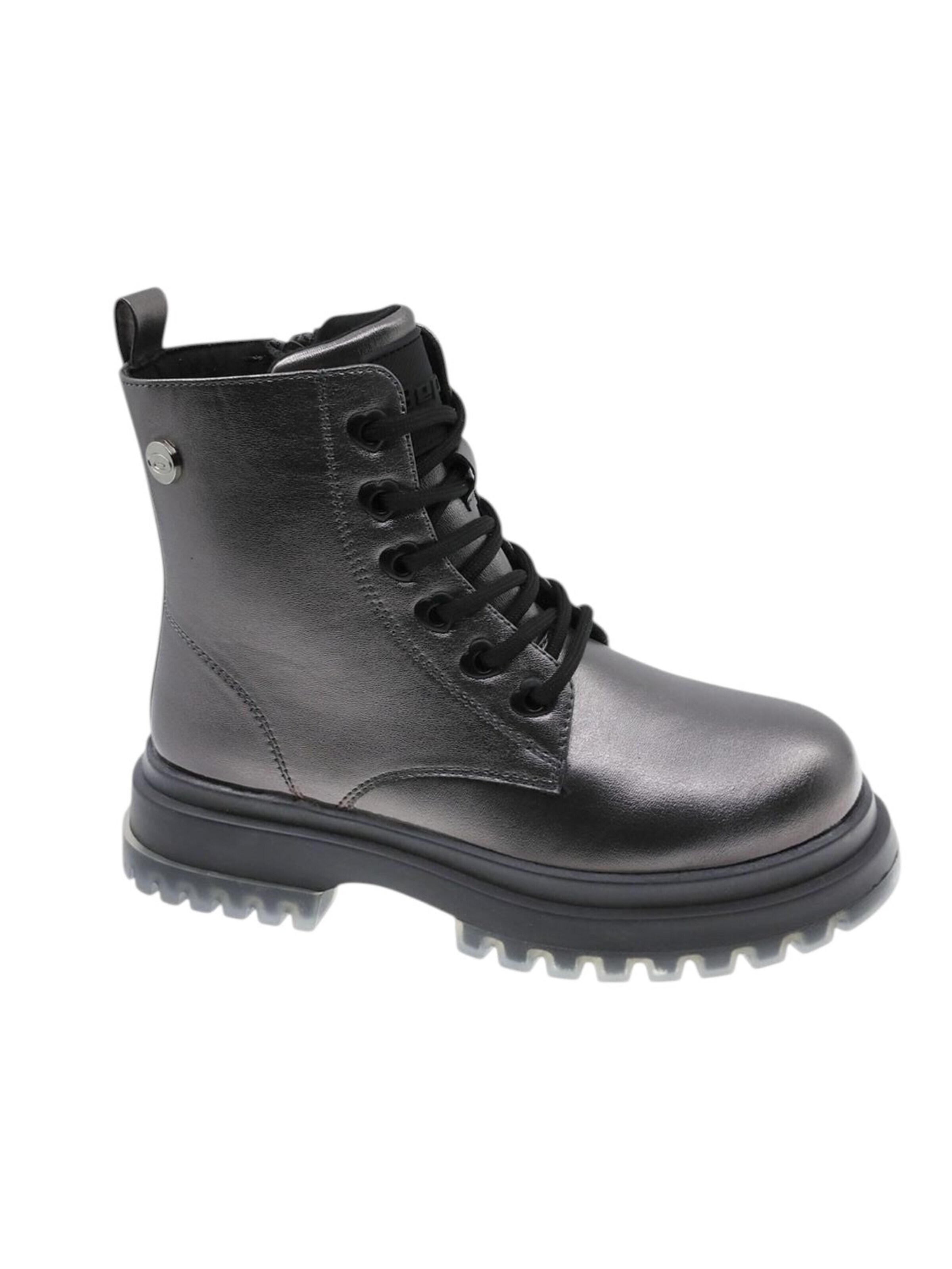 Beppi Botas en 34 en plata, Vista del producto
