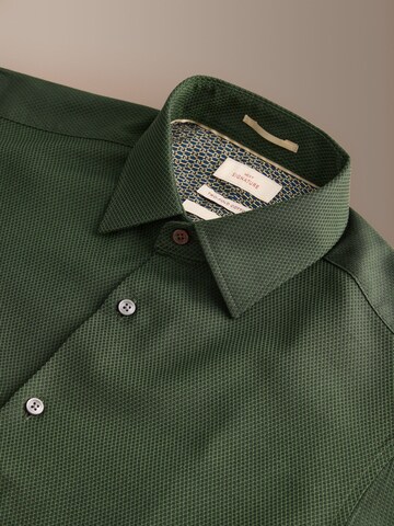 Next Slim fit Button Up Shirt in Green
