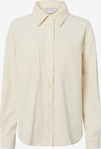 Marie Lund Bluse in Weiß: Vorderseite