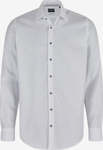 HECHTER PARIS Regular fit Button Up Shirt in White: front