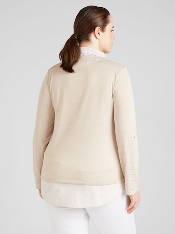 Z-One Shirt 'Li44nda' in Beige