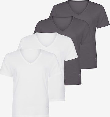 SLOGGI Undershirt 'SLG Base' in Silver: front