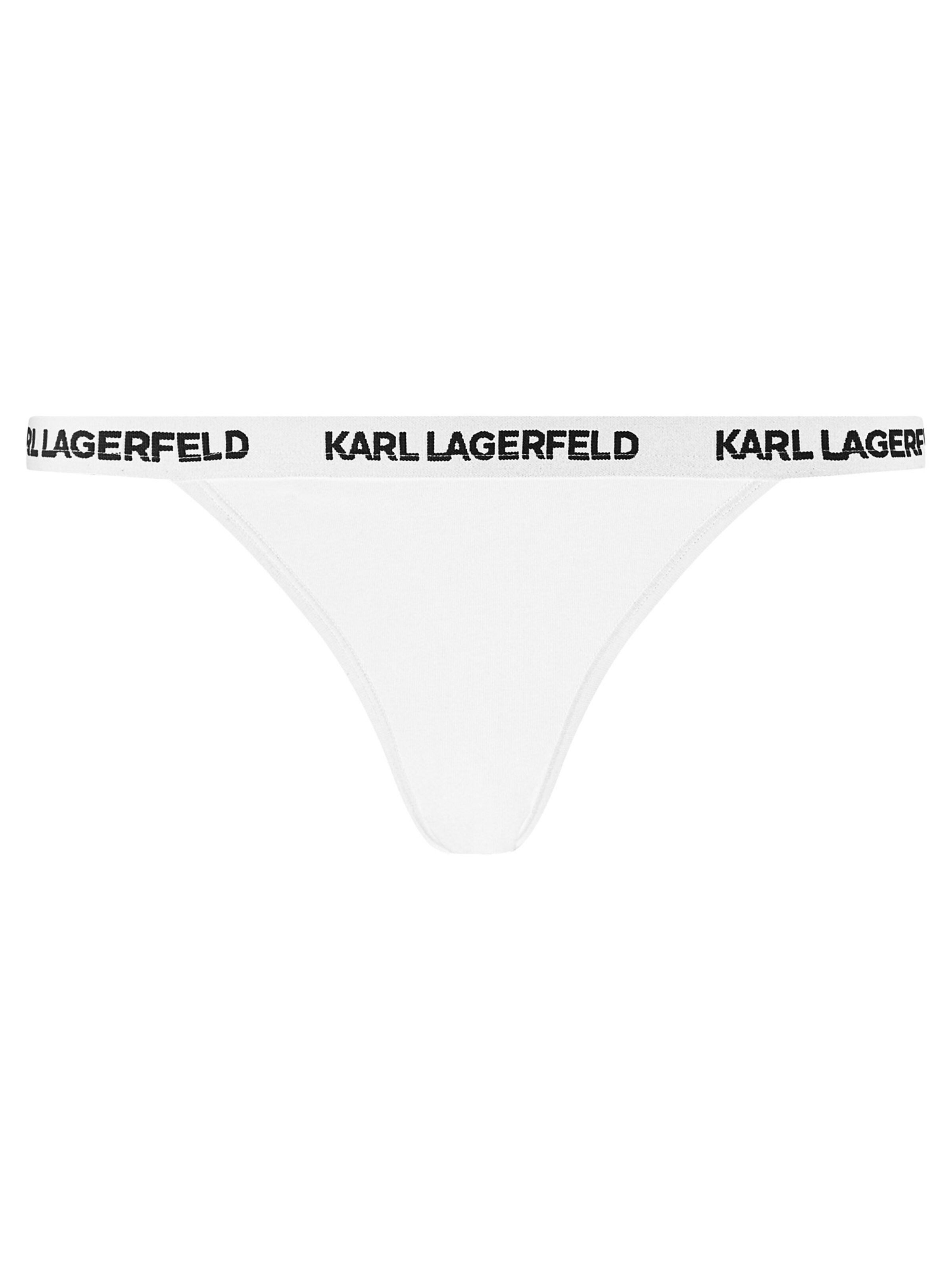 Karl Lagerfeld Σλιπ σε μαύρο / λευκό, Άποψη προϊόντος