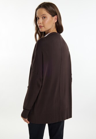 usha BLACK LABEL Knit Cardigan 'Nowles' in Brown