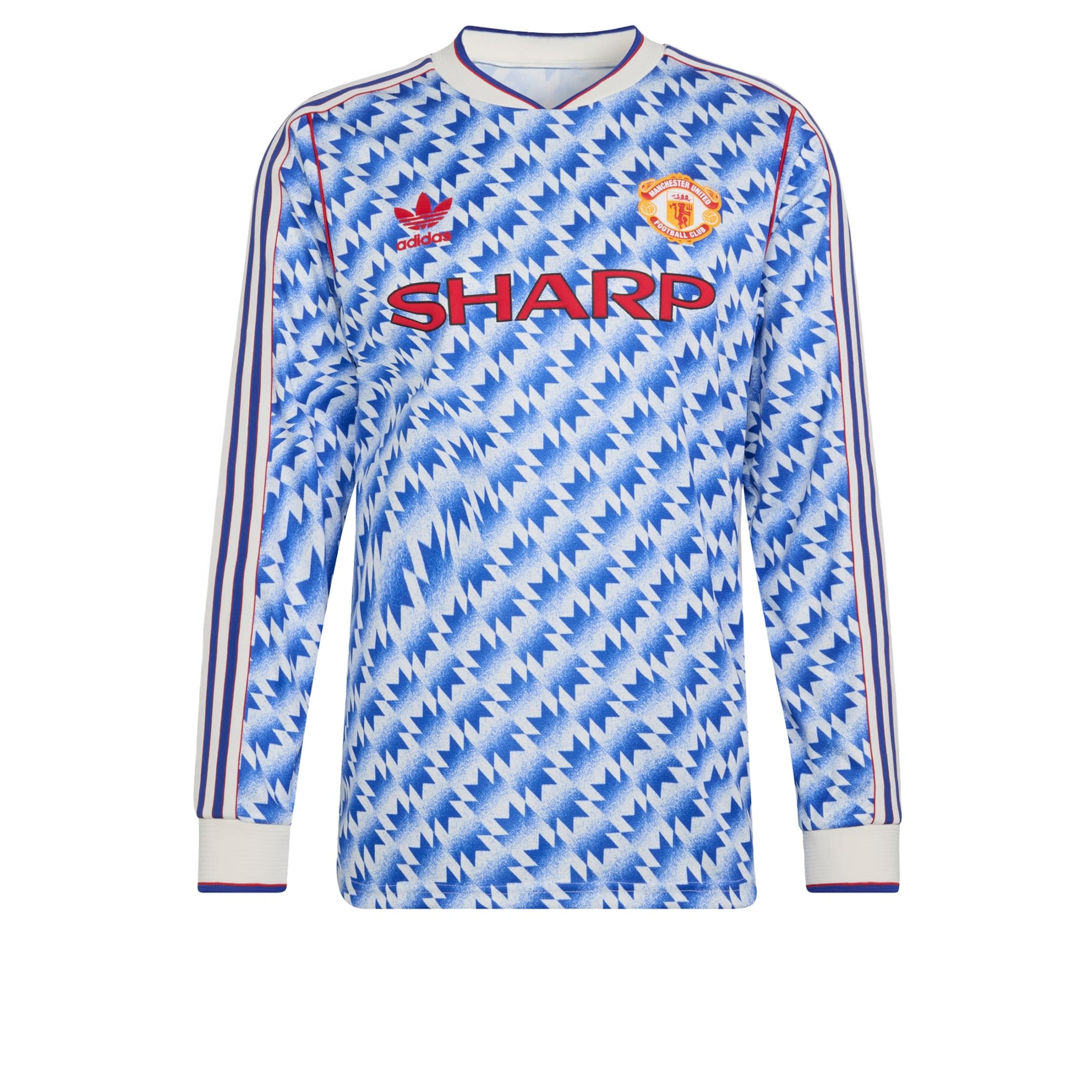 Maillot 'Manchester United' ADIDAS PERFORMANCE en bleu : devant
