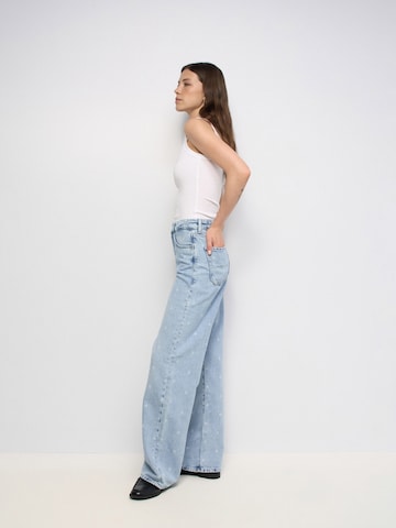 Wide Leg Jean Salsa Jeans en bleu