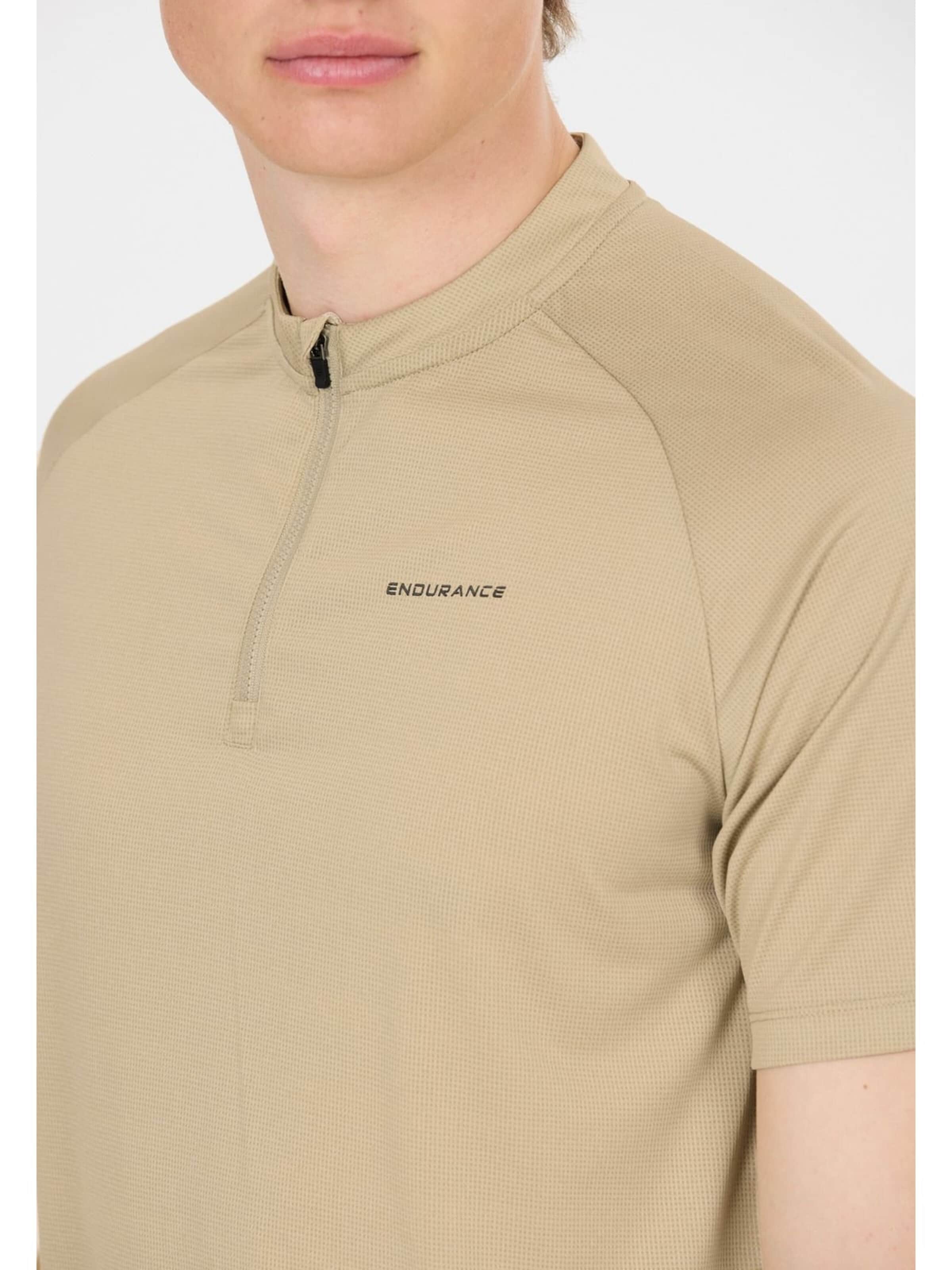 T-Shirt fonctionnel 'Crow M Melange Cycling/MTB SS Shirt' ENDURANCE en vert