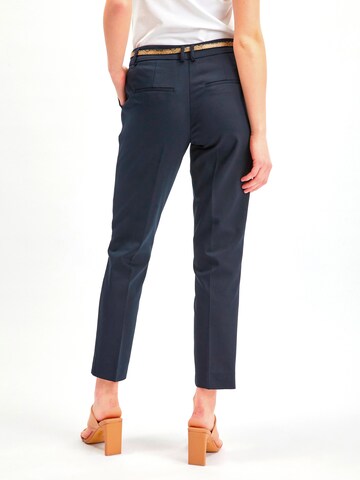Orsay Regular Pleated Pants in Blue