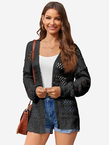 Imily Bela Pletena jopa | črna barva: sprednja stran