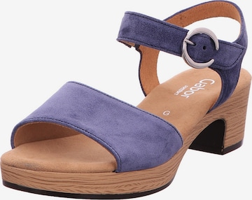 GABOR Sandale in Blau: Vorderseite