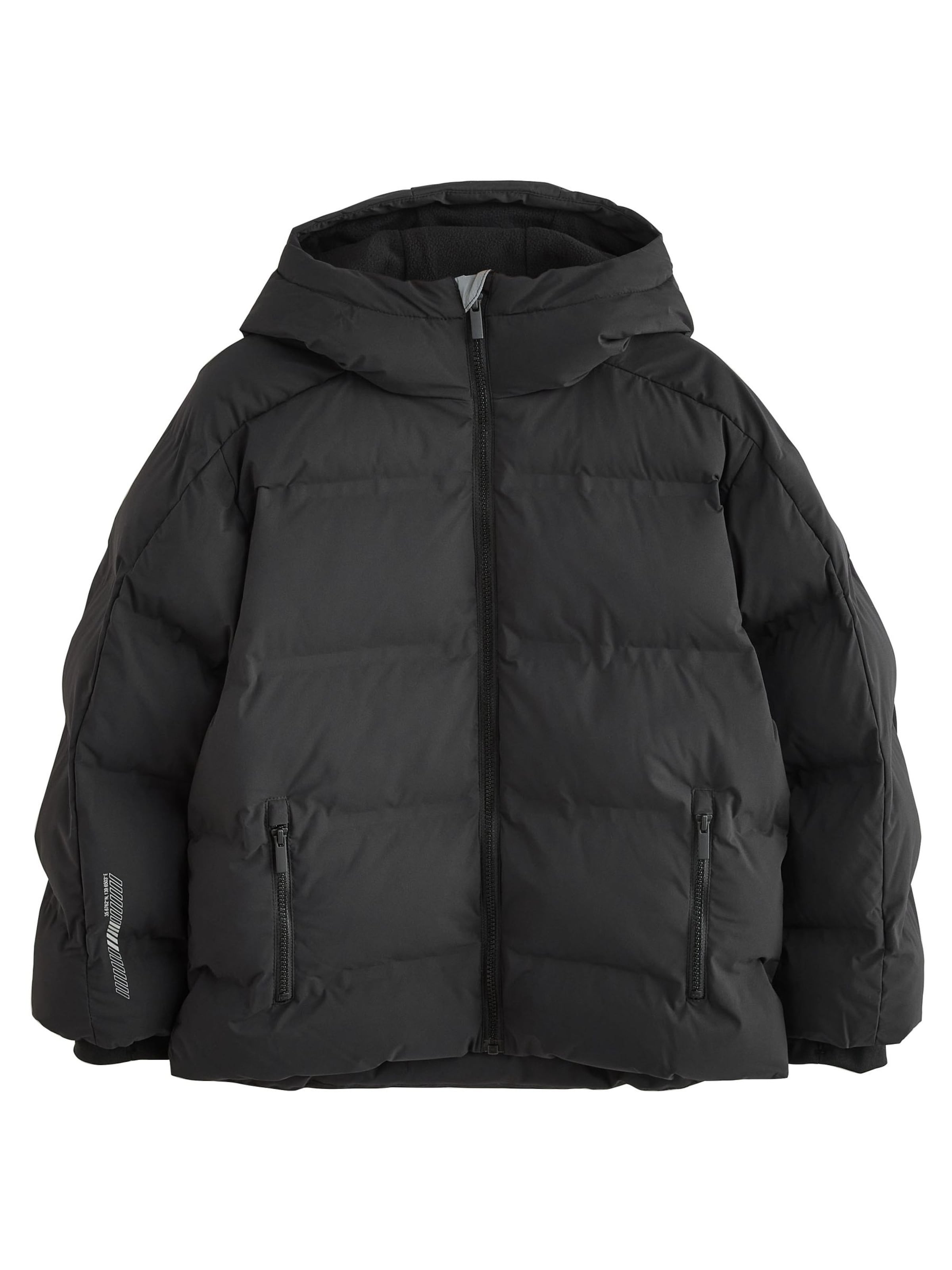 Next Zimní bunda – černá: přední strana