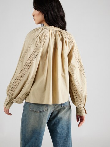 2NDDAY Blus 'Alaric' i beige