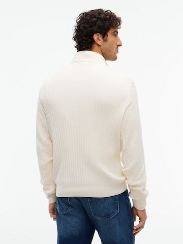 TOMMY HILFIGER Pullover in Beige