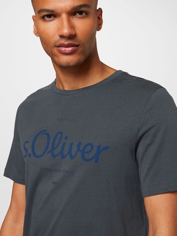 s.Oliver T-Shirt in Grau