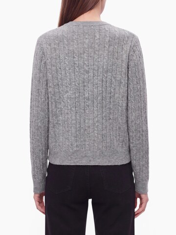 PIECES Knit Cardigan 'PCSILLY' in Grey
