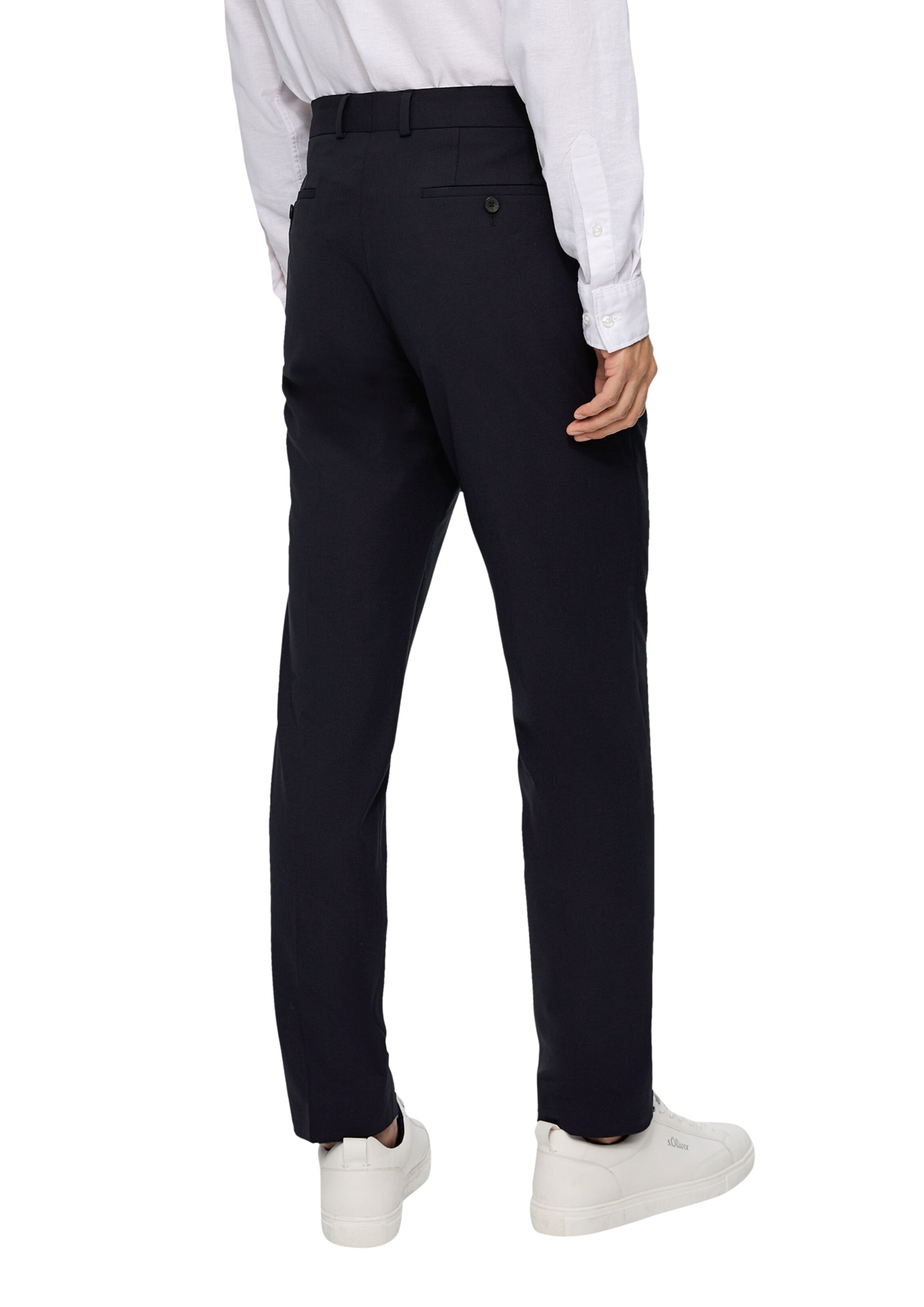s.Oliver Slimfit Pantalon in Blauw