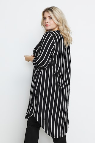 KAFFE CURVE Shirt dress 'Milana' in Black