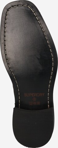 Superdry Lace-Up Boots 'VINTAGE OFFICER' in Black