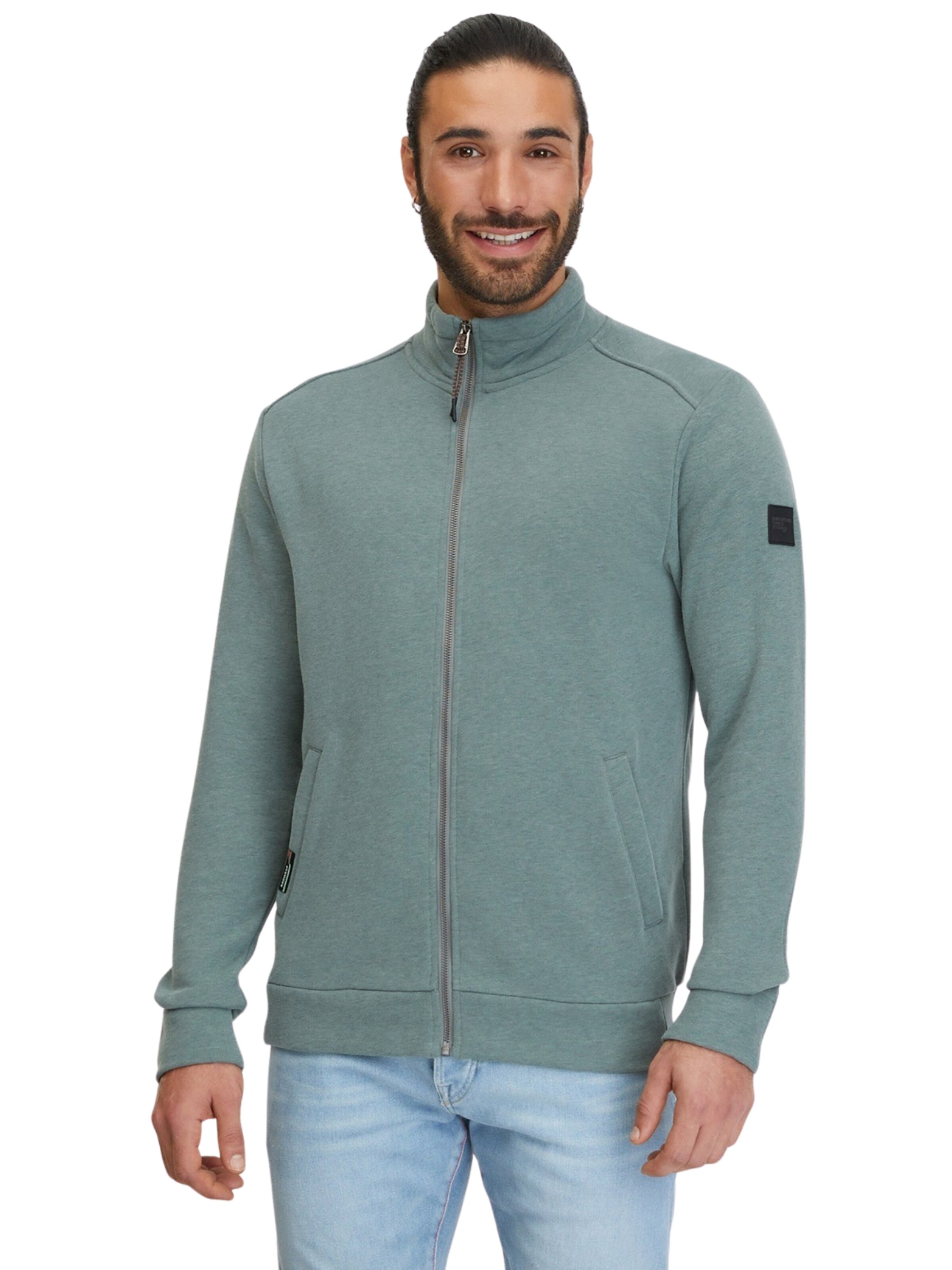 Veste de survêtement 'Miet' Ragwear en vert : devant