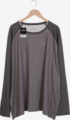 COLUMBIA Langarmshirt 6XL in Grau: predná strana