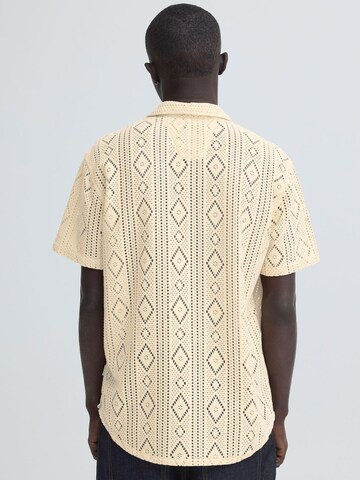 BLEND Regular fit Button Up Shirt 'BHAkon' in Beige