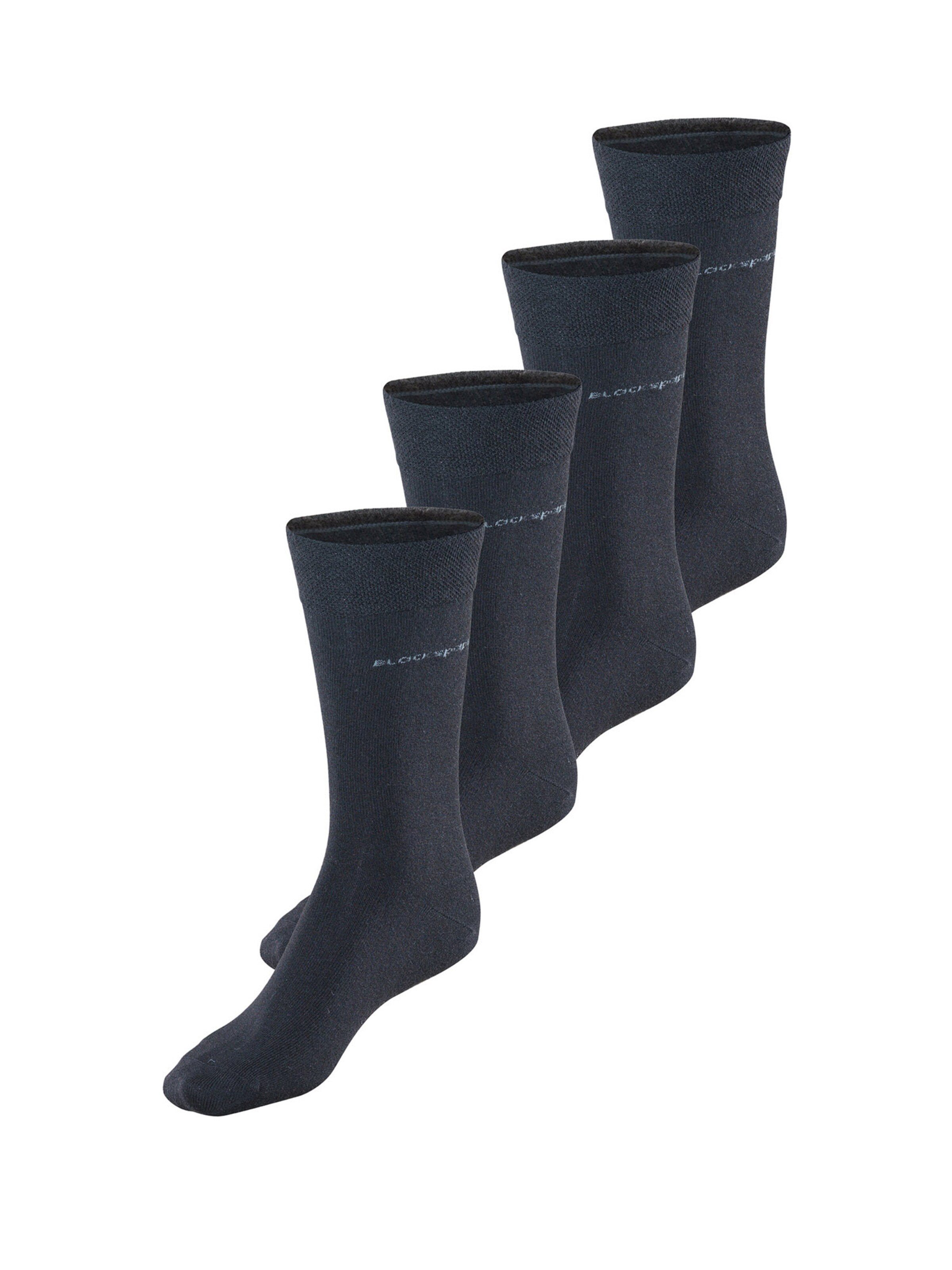 Blackspade Socken in Schwarz: Vorderseite