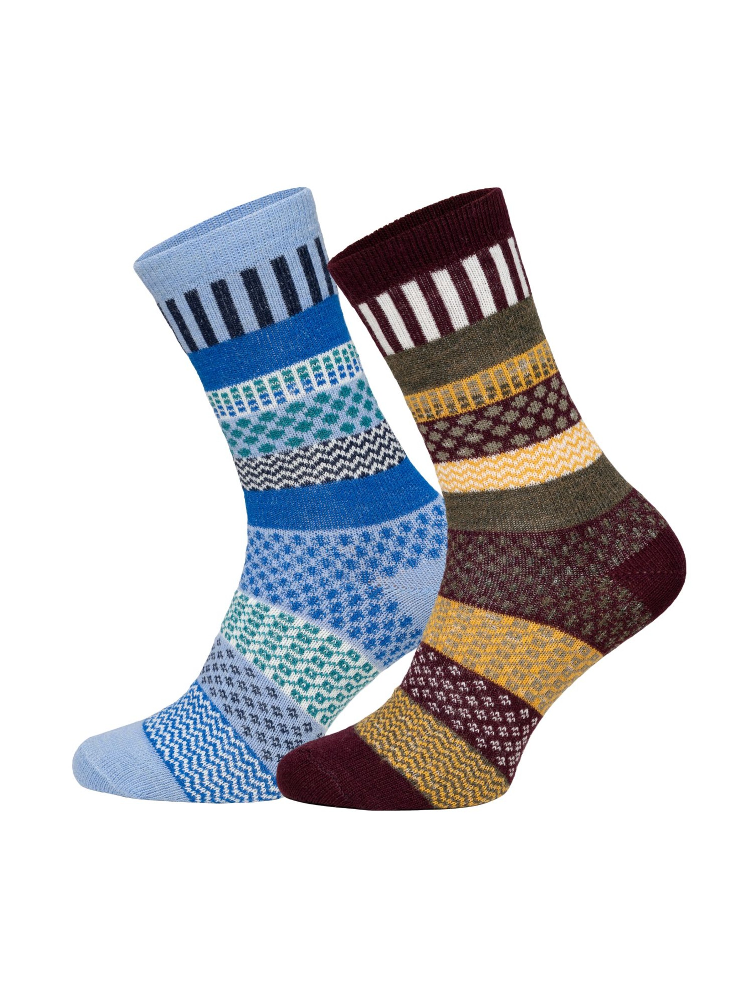 HomeOfSocks Socks 'HOS2299' in Blue: front