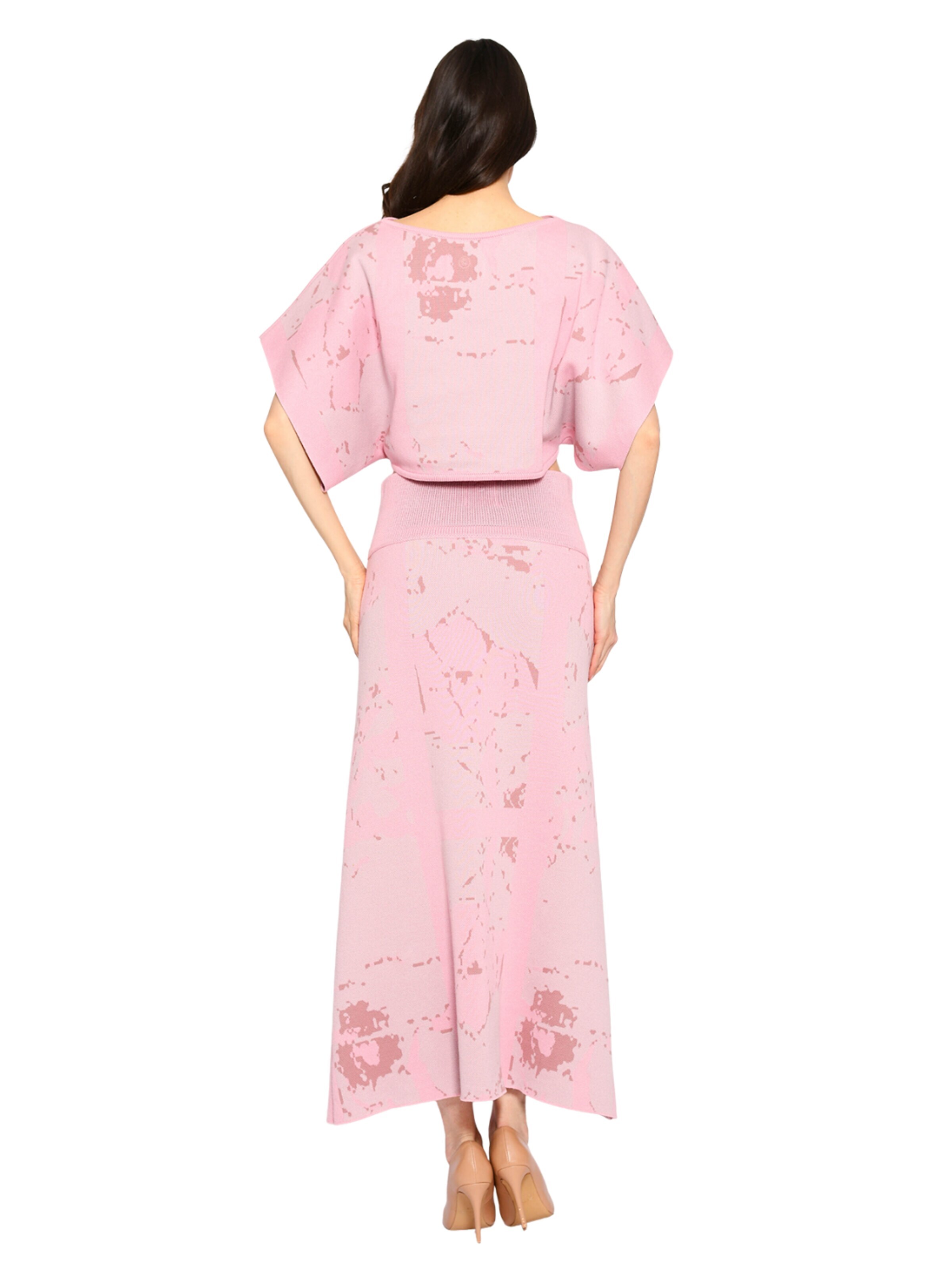 Csillag Zsuzsi Top 'Rome Sleeve'‌ in Pink