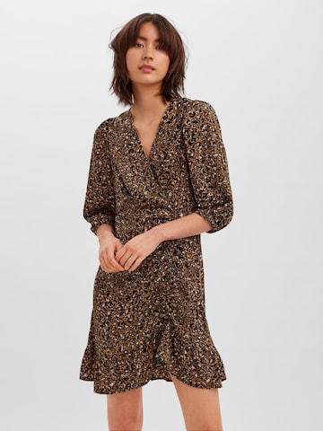 VERO MODA - Vestido 'Olga' em castanho: frente