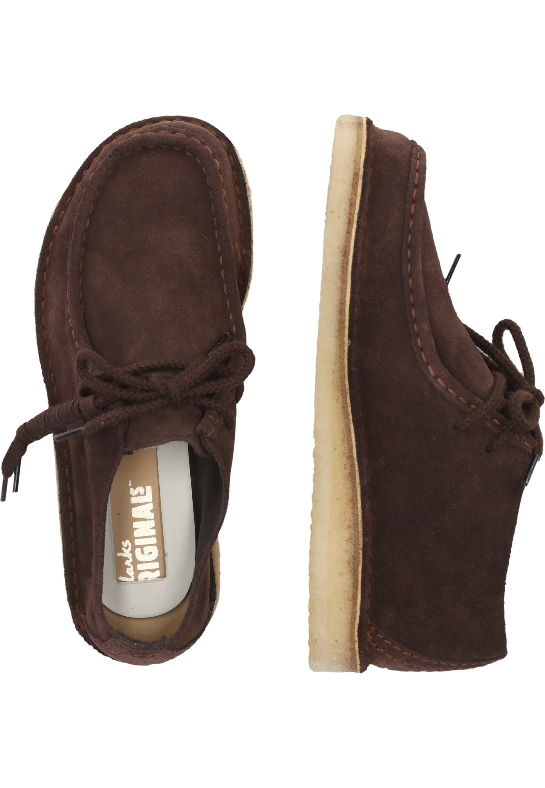 CLARKS Lace-Up Shoes 'Desert' in Brown