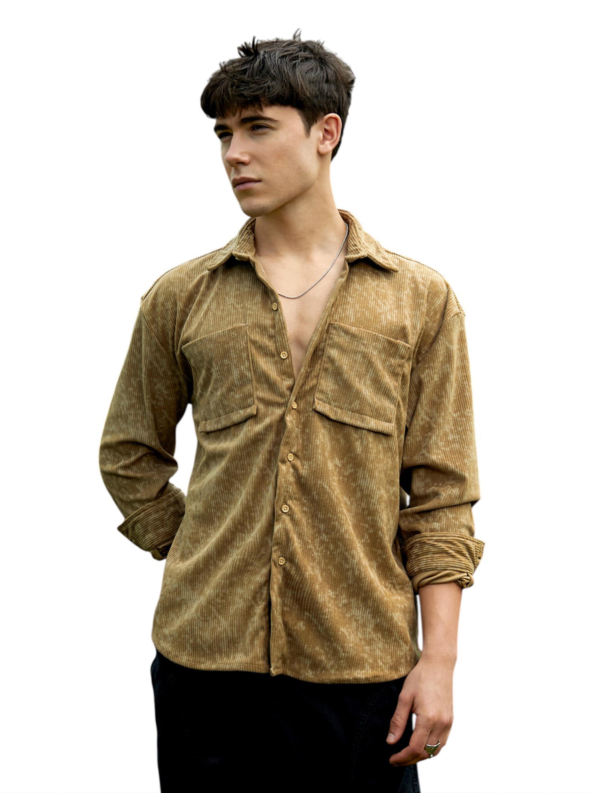 Campus Sutra Regular fit Skjorta 'Francesca' i grön: framsida