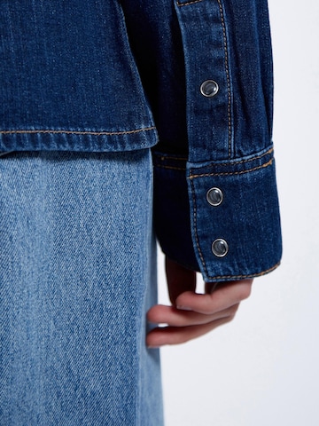 Dr. Denim Blouse 'Sukie' in Blue