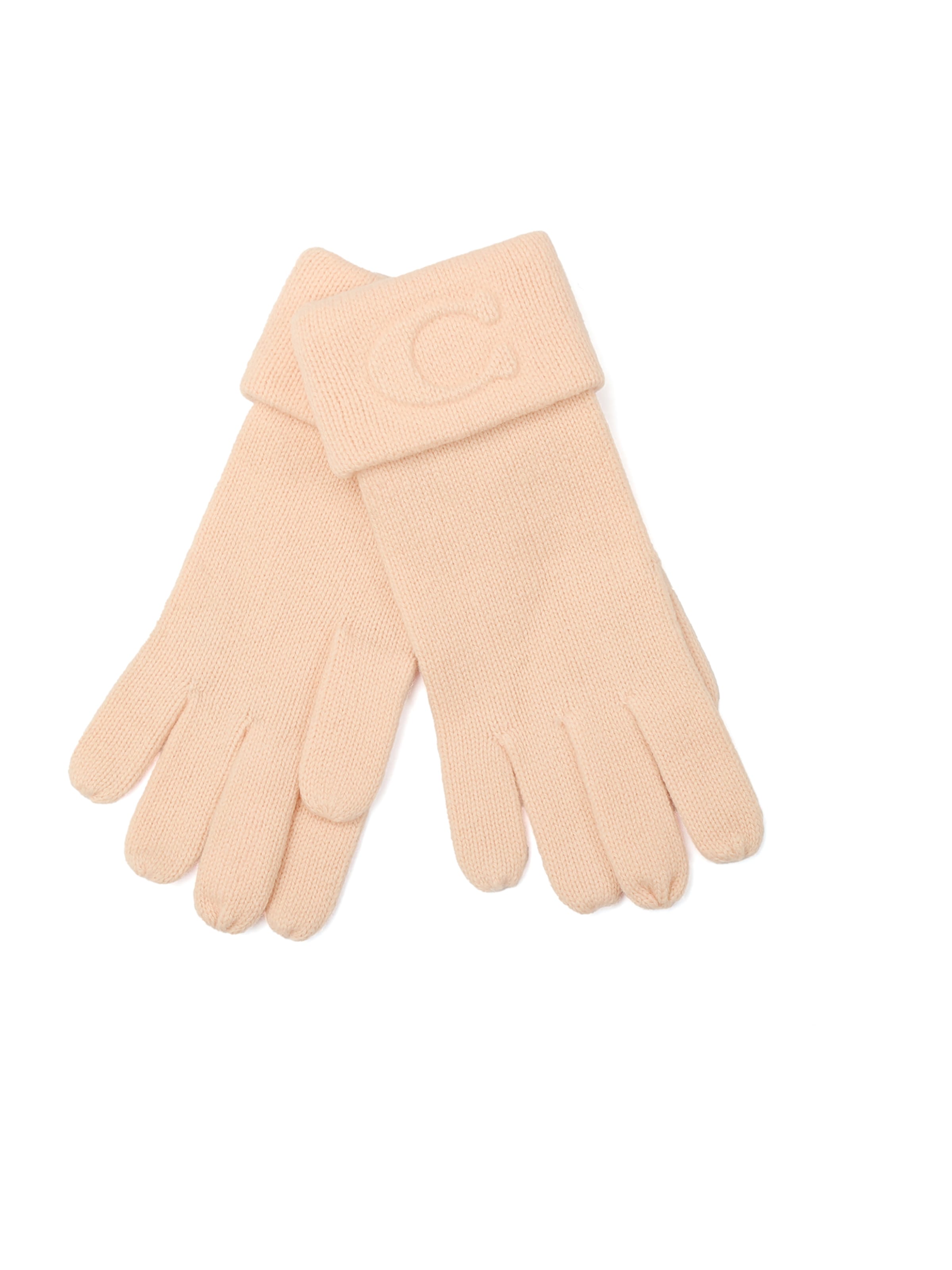 COACH Prstové rukavice – pink: přední strana