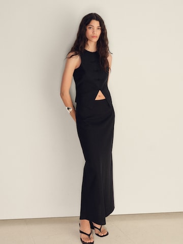 MANGO Suit vest 'LAGUNA' in Black