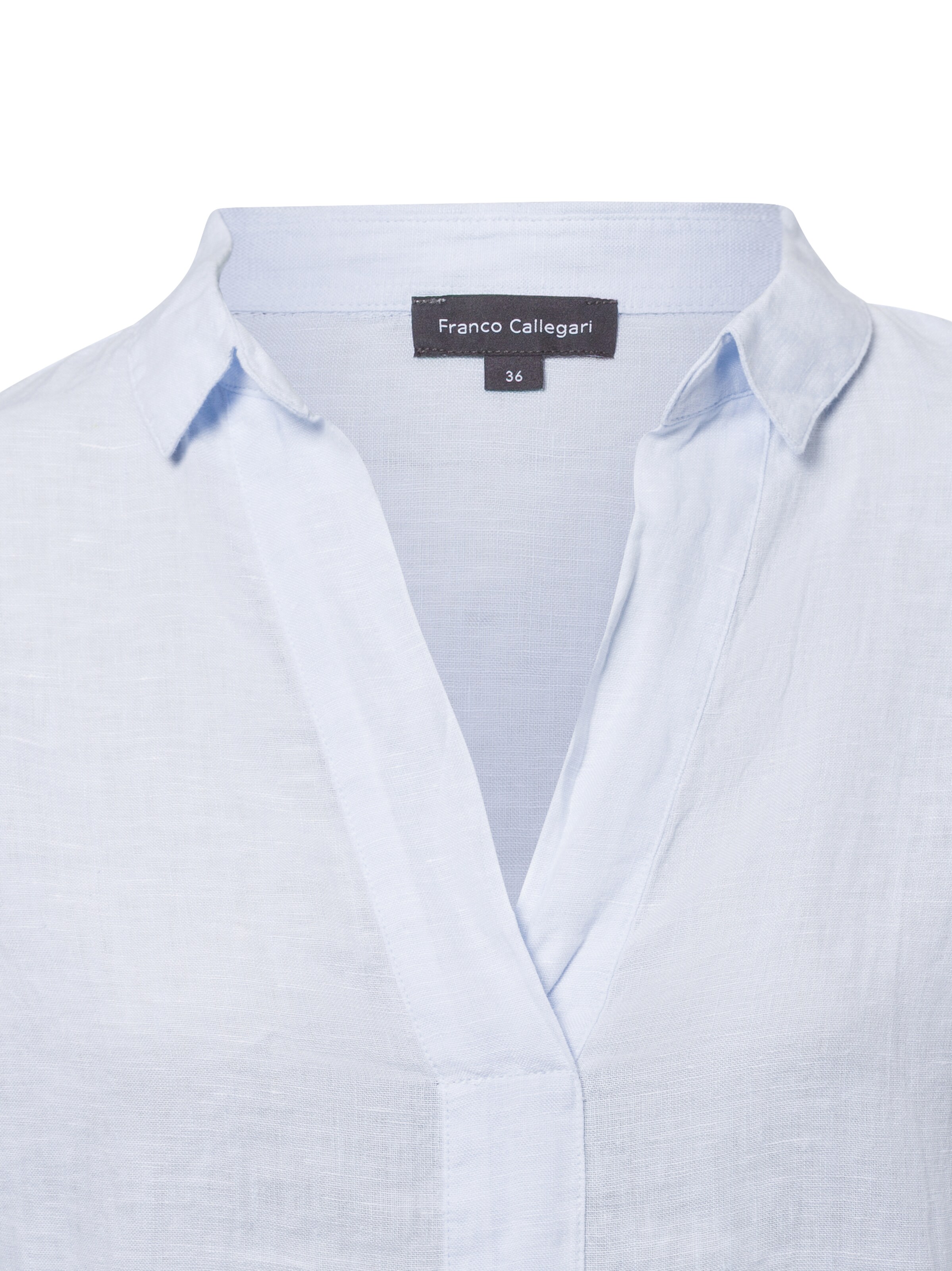 Franco Callegari Leinenbluse in Blau