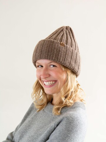 KOPYTO Mütze 'GULO' in Beige: Vorderseite