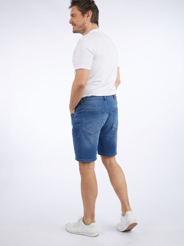 HECHTER PARIS Slimfit Jeans-Bermuda in Blau