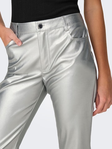 ONLY Regular Pants 'Jaci-Lilo' in Silver