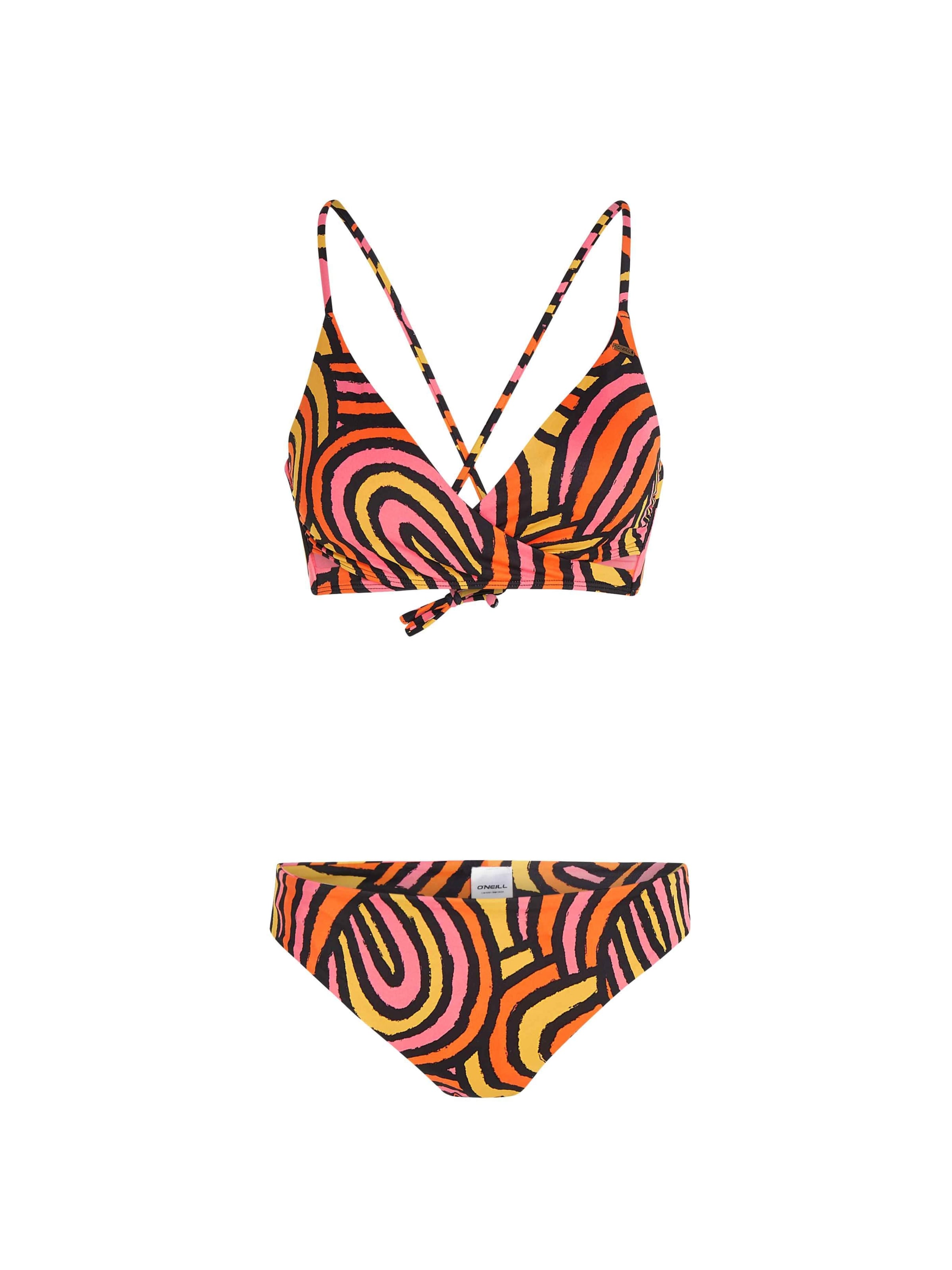 O'NEILL Trojúhelníková Bikiny 'Baay Maoi' – oranžová: přední strana