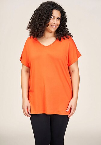 SANDGAARD Shirt in Orange: front