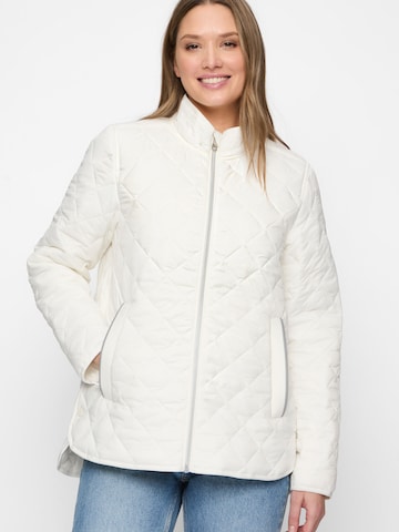 Covered Steppjacke `Selin` in Weiß: Vorderseite