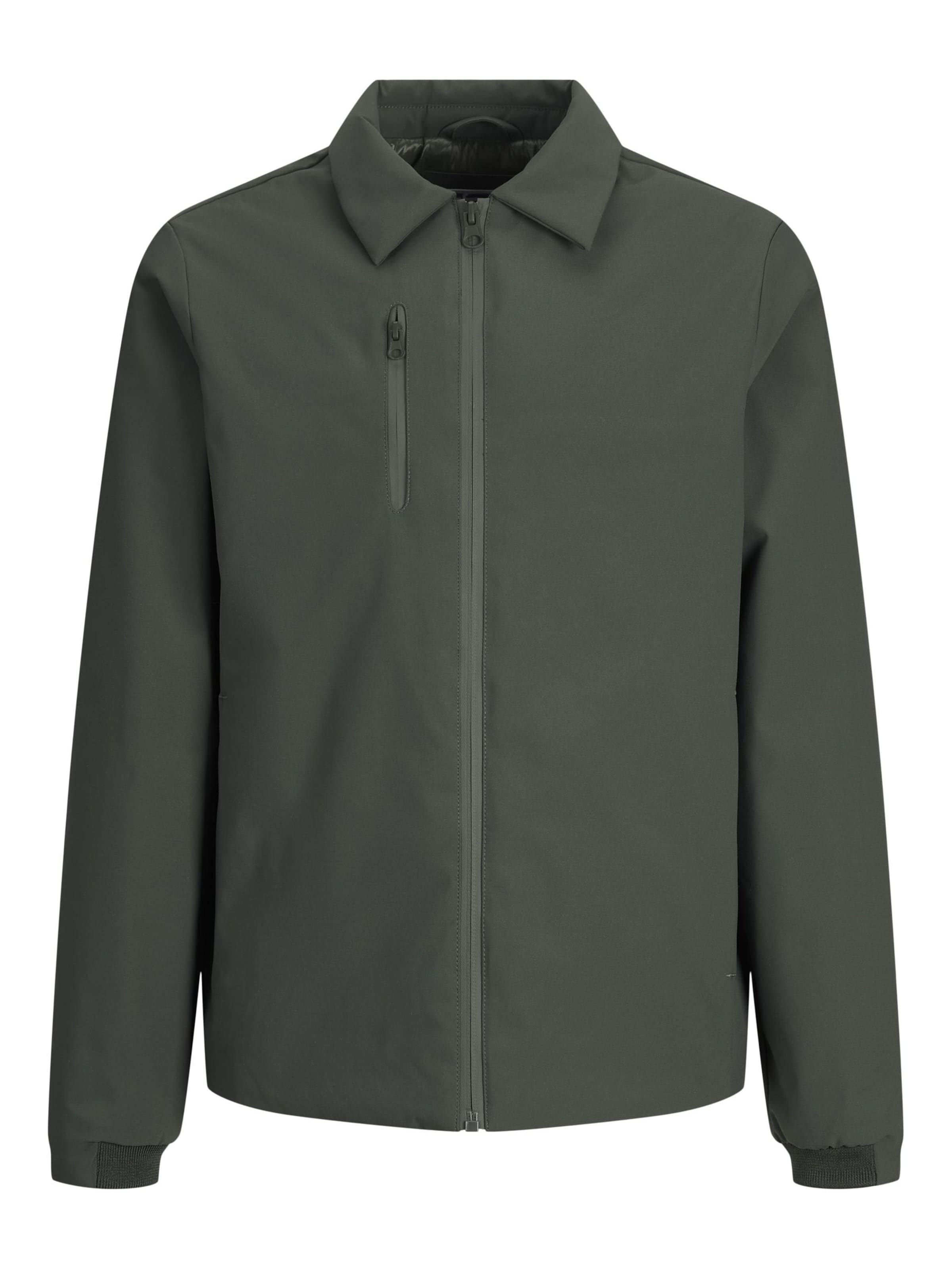 Jack & Jones Junior - Chaqueta de entretiempo en gris: frente