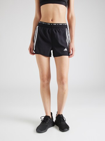 ADIDAS PERFORMANCE Slimfit Sportbroek 'Own The Run' in Zwart: voorkant