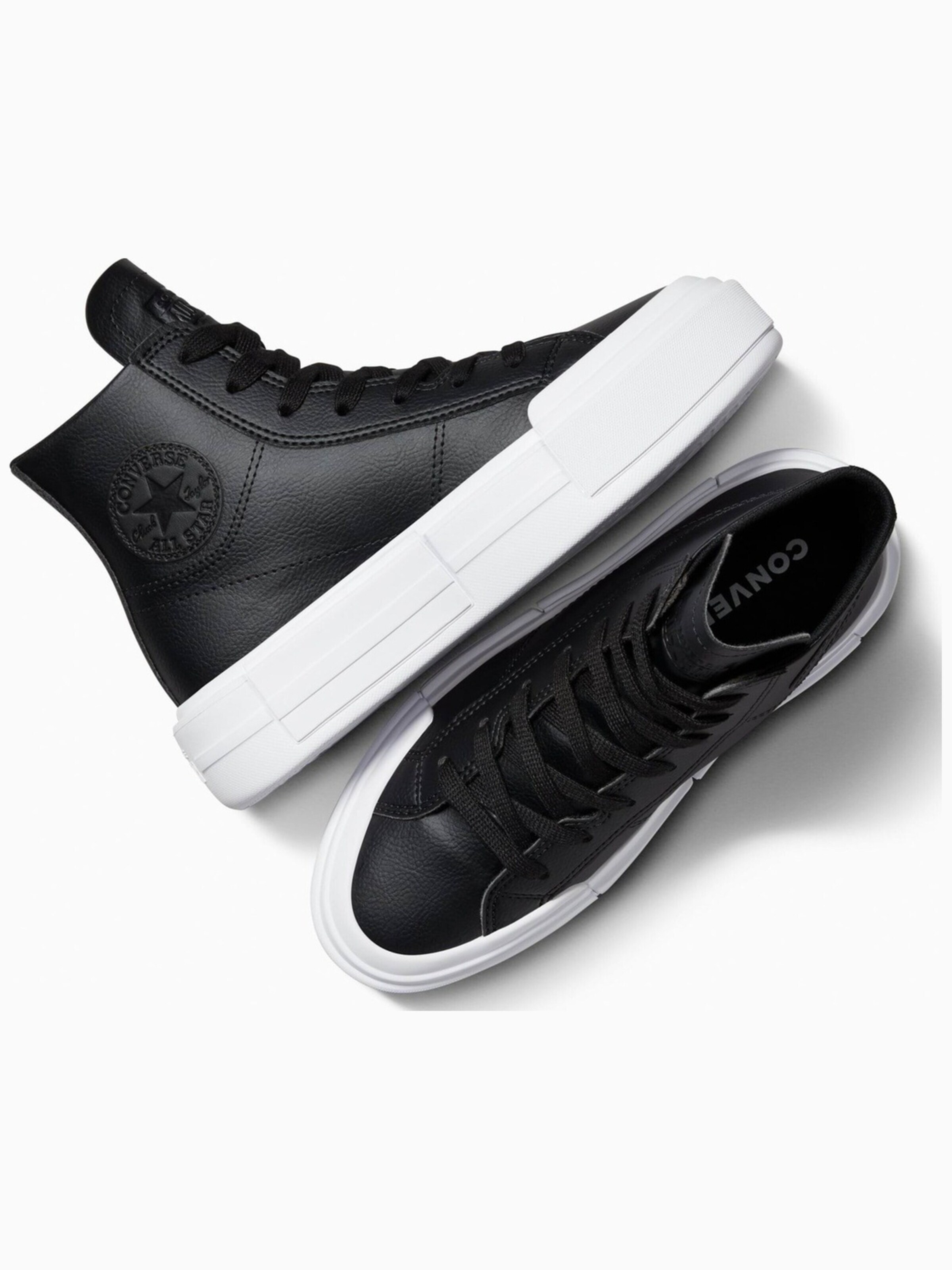 CONVERSE Sneakers hoog 'Converse Chuck Taylor Cruise Leather' in Zwart