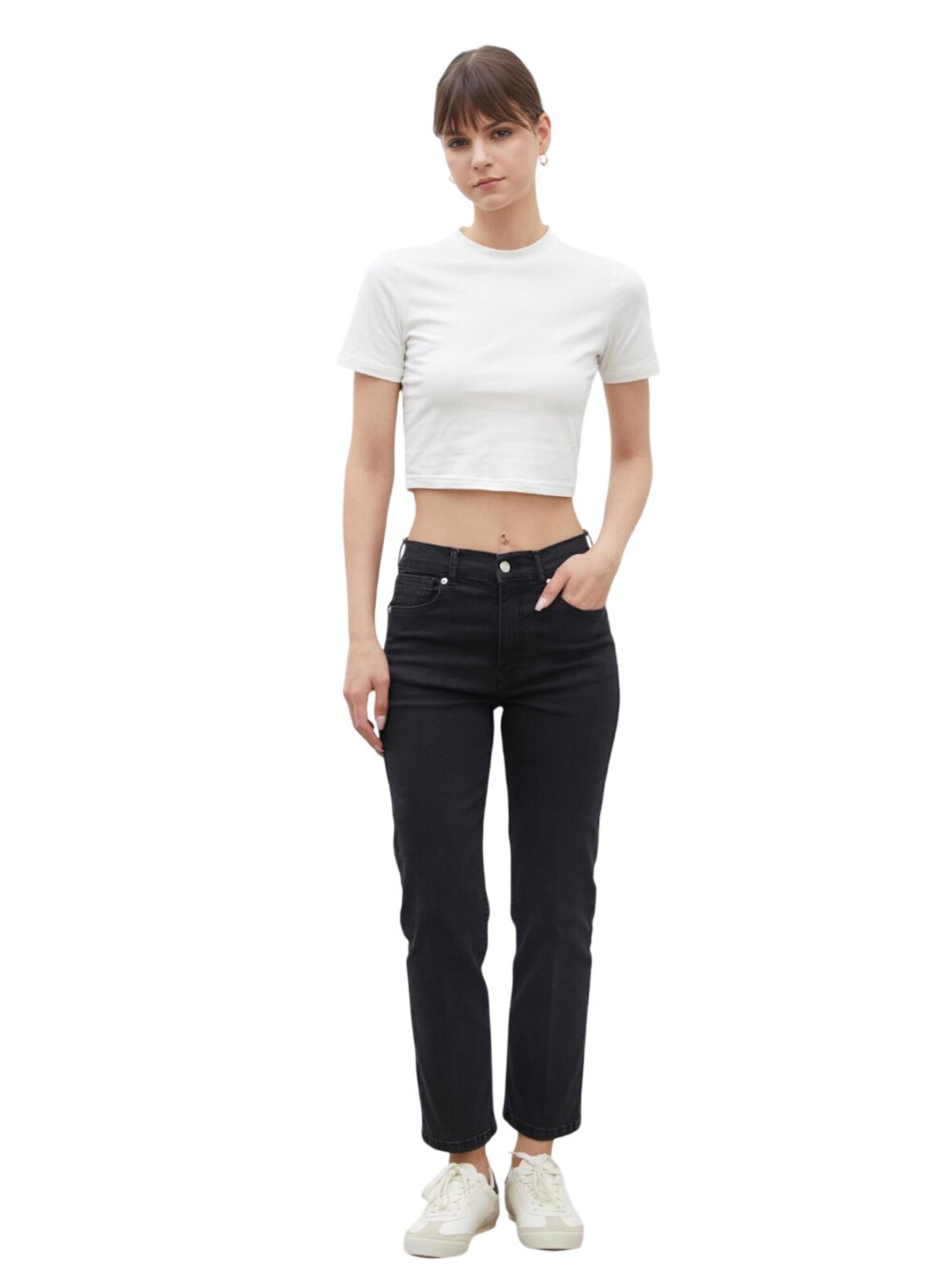 MANUKA Skinny Hose in Schwarz