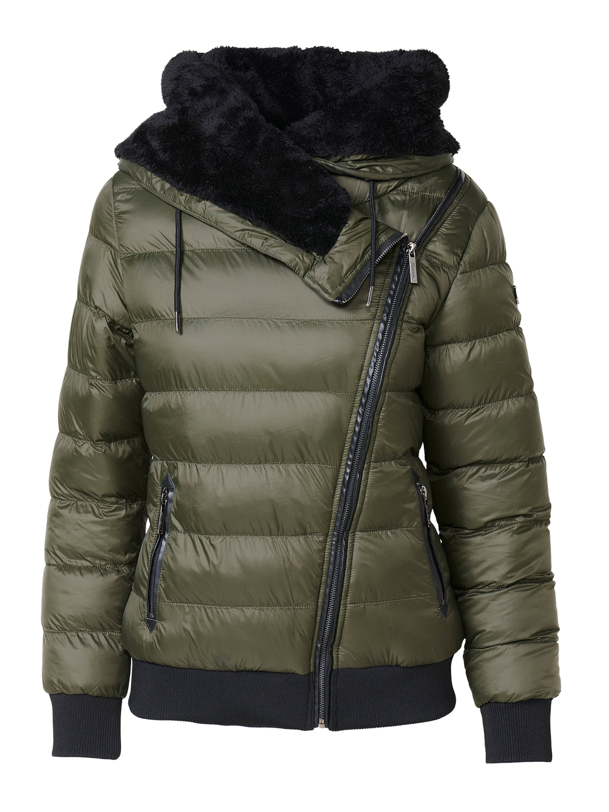 KOROSHI Přechodná bunda – zelená: přední strana