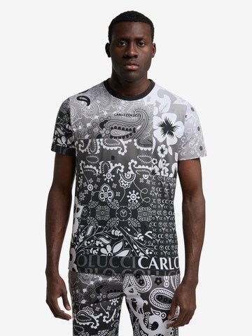 Carlo Colucci Shirt 'De Carli' in Grey: front